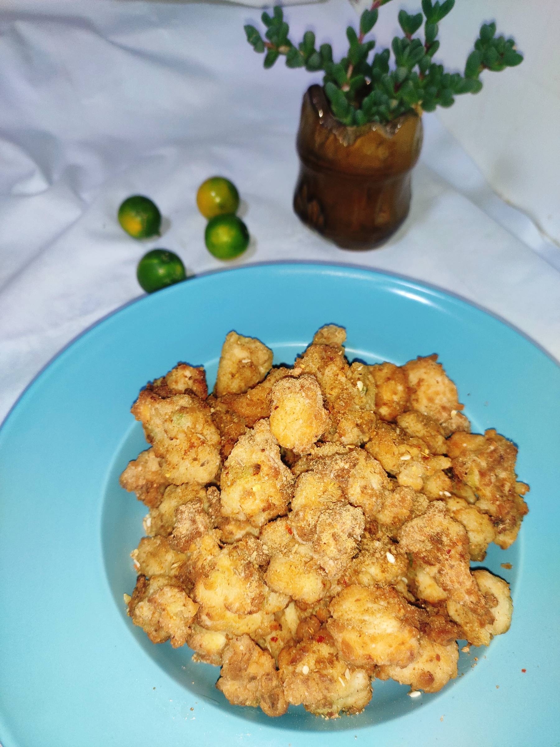 燒烤味的酥脆雞米花的做法-咸鮮味炸菜譜-易網健康養生網 燒烤味的酥脆雞米花的做法-咸鮮味炸菜譜