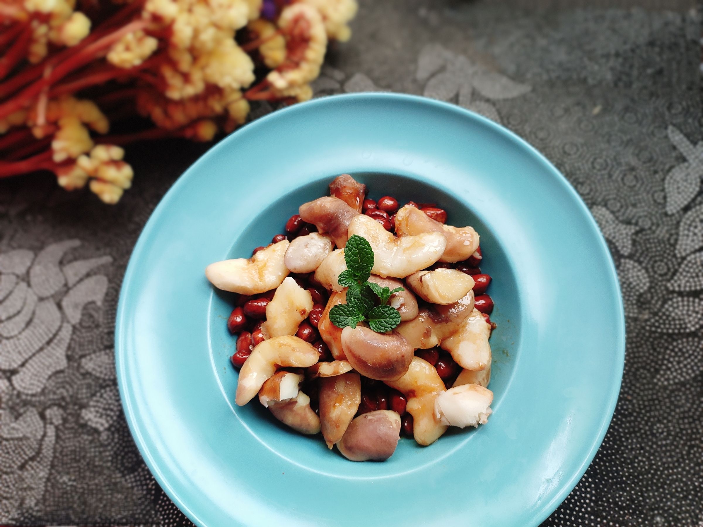 好吃的糖醋菱角花生米的做法-酸甜味拌菜譜