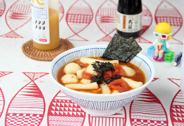 番茄魚丸湯年糕的做法-家常味煮菜譜-易網健康養生網 番茄魚丸湯年糕的做法-家常味煮菜譜