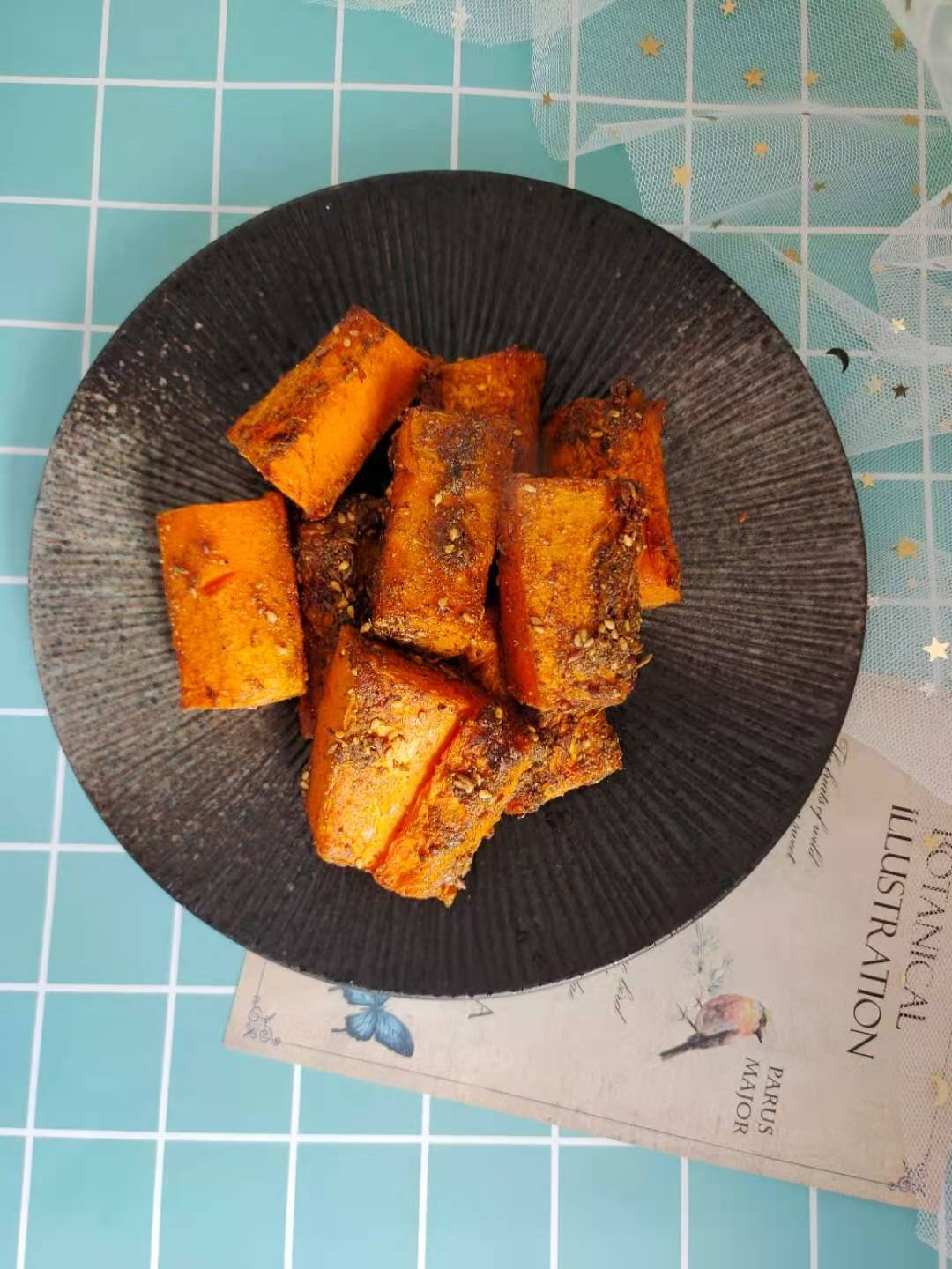 甜如蜜的燒烤風(fēng)味烤南瓜的做法-家常味烤菜譜