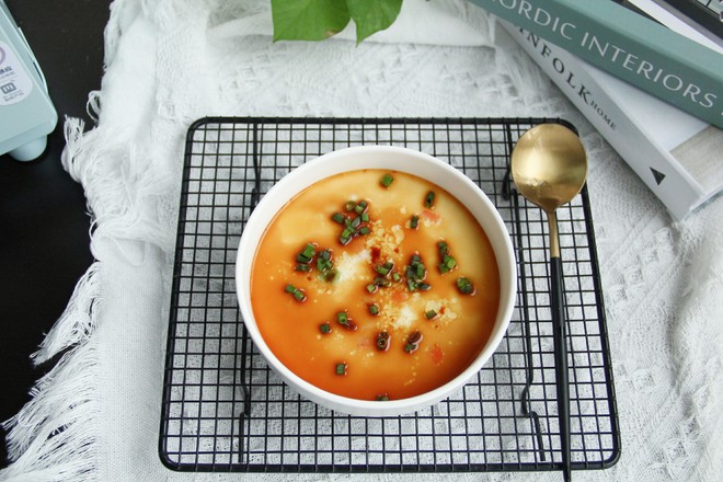 毛豆胡蘿卜蝦仁水蒸蛋的做法-咸鮮味蒸菜譜