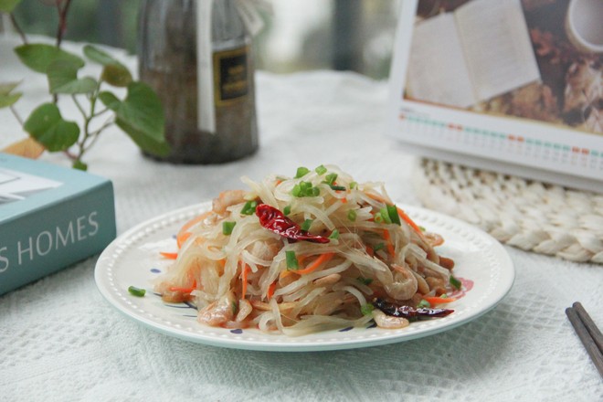 蝦干炒三絲的做法-咸鮮味炒菜譜