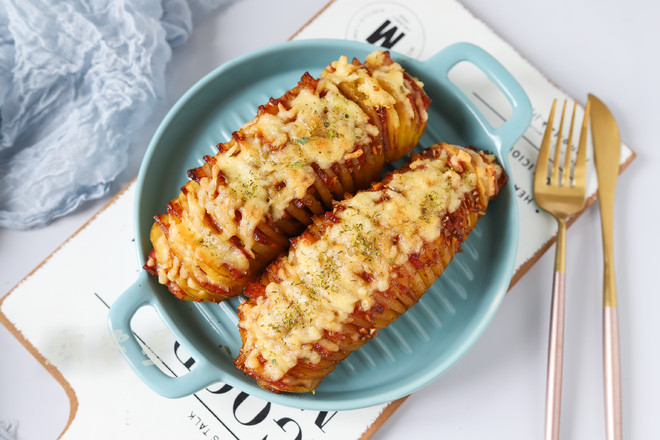 培根風琴土豆的做法-家常味烤菜譜-易網健康養生網 培根風琴土豆的做法-家常味烤菜譜