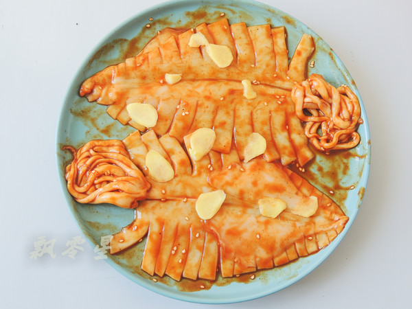 醬烤魷魚的做法-家常味烤菜譜