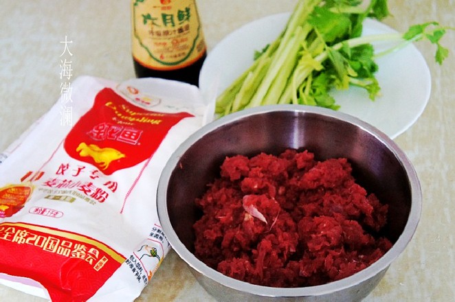 牛肉芹菜餡蒸餃的做法-咸鮮味蒸菜譜