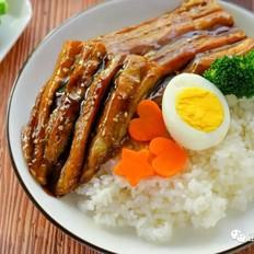 蒲燒茄子飯 寶寶輔食食譜的做法-家常味蒸菜譜