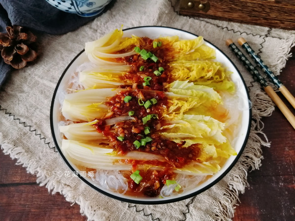 蠔油蒜蓉粉絲娃娃菜的做法-家常味蒸菜譜