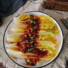 蠔油蒜蓉粉絲娃娃菜的做法-家常味蒸菜譜