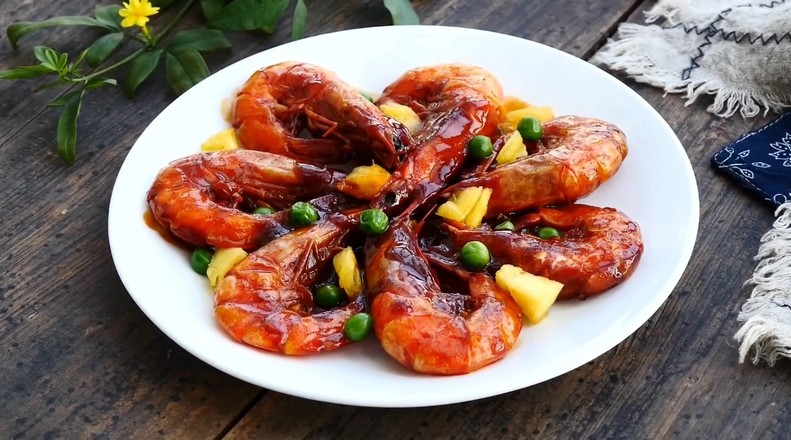 #冬至大如年#茄汁大蝦的做法-茄汁味焗菜譜