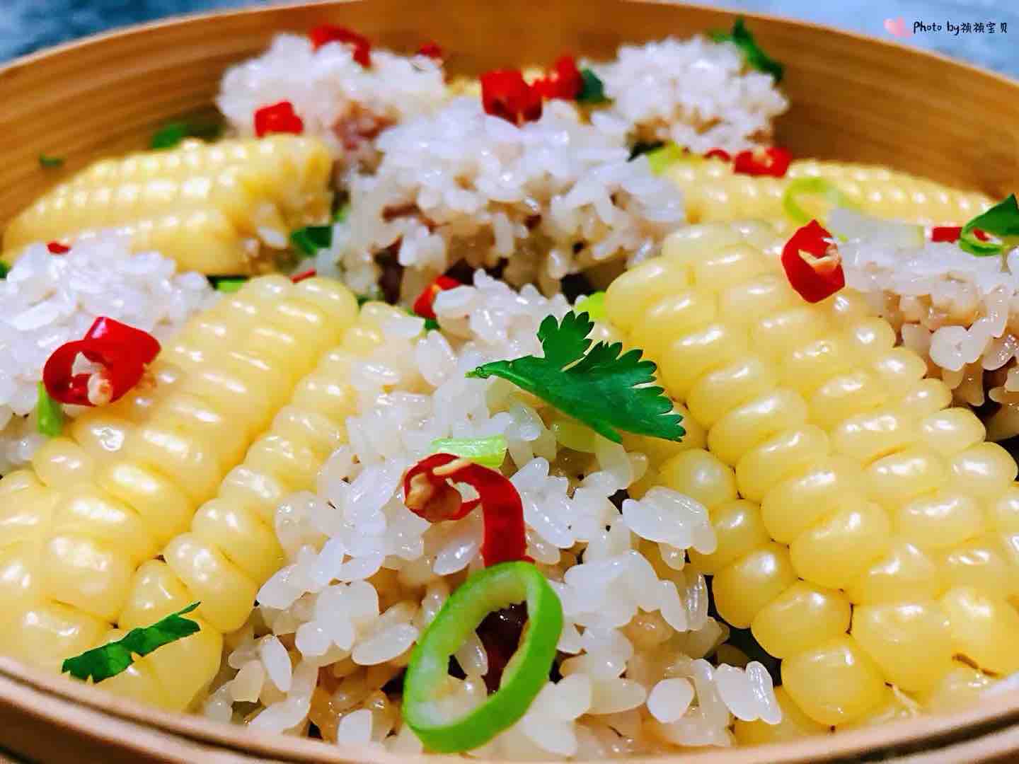 糯米排骨蒸玉米的做法-咸鮮味蒸菜譜