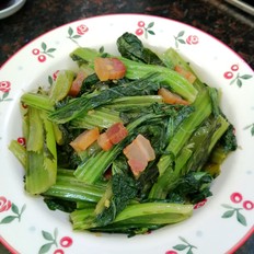 簡(jiǎn)簡(jiǎn)單單也不失美味~~臘肉炒芥菜的做法-家常味炒菜譜