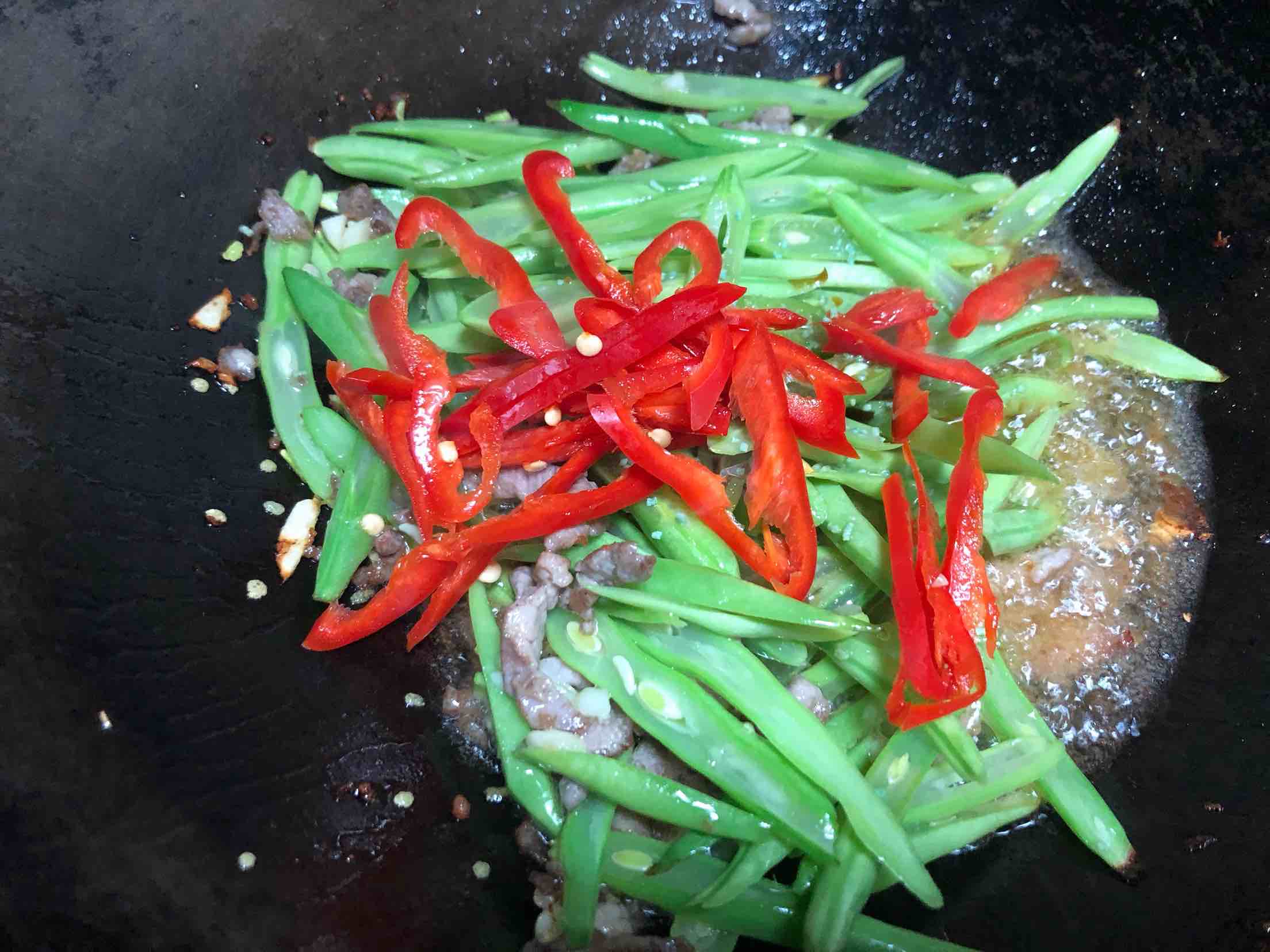 豆角炒肉絲的做法-咸鮮味炒菜譜