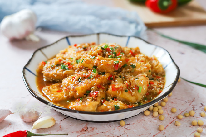 蒜香脆皮豆腐的做法-家常味煎菜譜-易網健康養生網 蒜香脆皮豆腐的做法-家常味煎菜譜