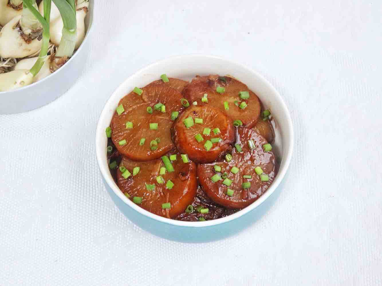 紅燒白蘿卜的做法-家常味炒菜譜