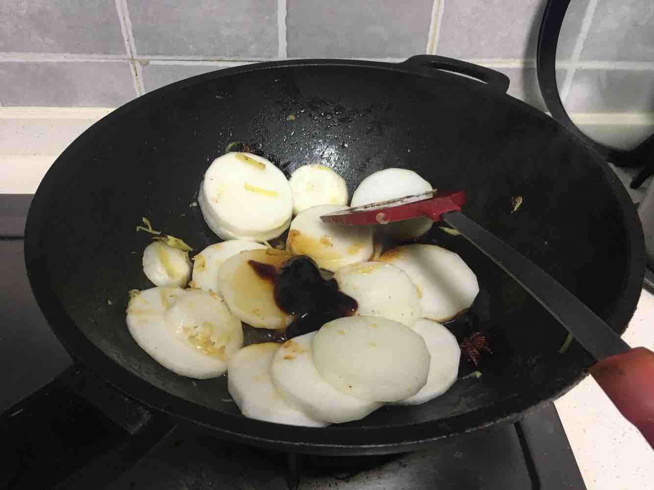 紅燒白蘿卜的做法-家常味炒菜譜