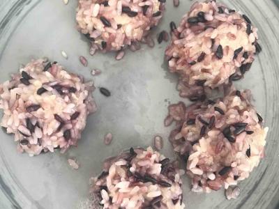 糯米雞肉丸(減肥版)的做法-家常味蒸菜譜