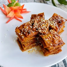 冷吃千張的做法-香辣味煎菜譜