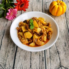 兔肉燒山藥的做法-家常味燒菜譜