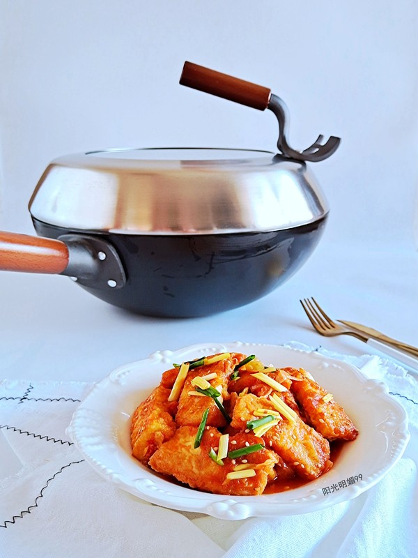 家常茄汁豆腐的做法-茄汁味煎菜譜-易網健康養生網 家常茄汁豆腐的做法-茄汁味煎菜譜