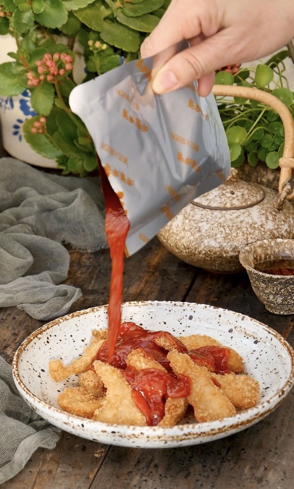 茄汁魚柳的做法-酸甜味炸菜譜-易網健康養生網 茄汁魚柳的做法-酸甜味炸菜譜