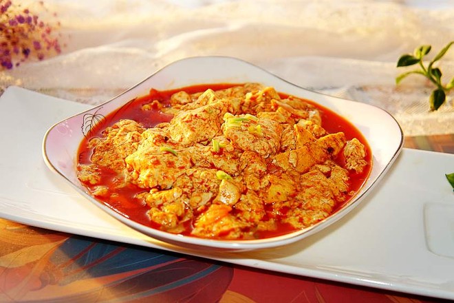 超簡單的麻辣豆腐用火鍋底料做，香辣爽口，無敵下飯菜的做法-麻辣味燉菜譜