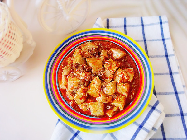 肉末豆腐的做法-香辣味燉菜譜