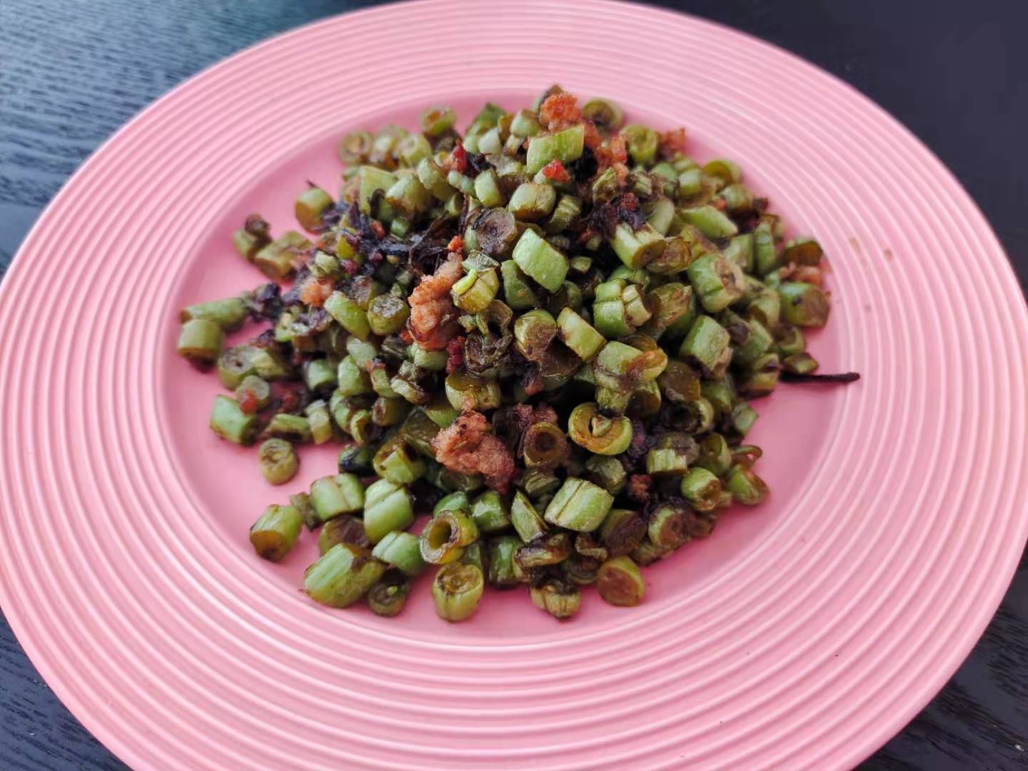 超下飯肉沫橄欖菜四季豆的做法-咸鮮味炒菜譜