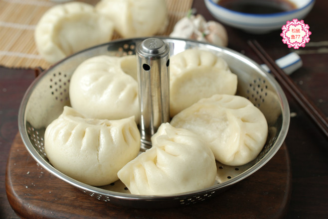 又軟又香的彎月素包子，好吃好看，吃起來沒夠的做法-家常味蒸菜譜