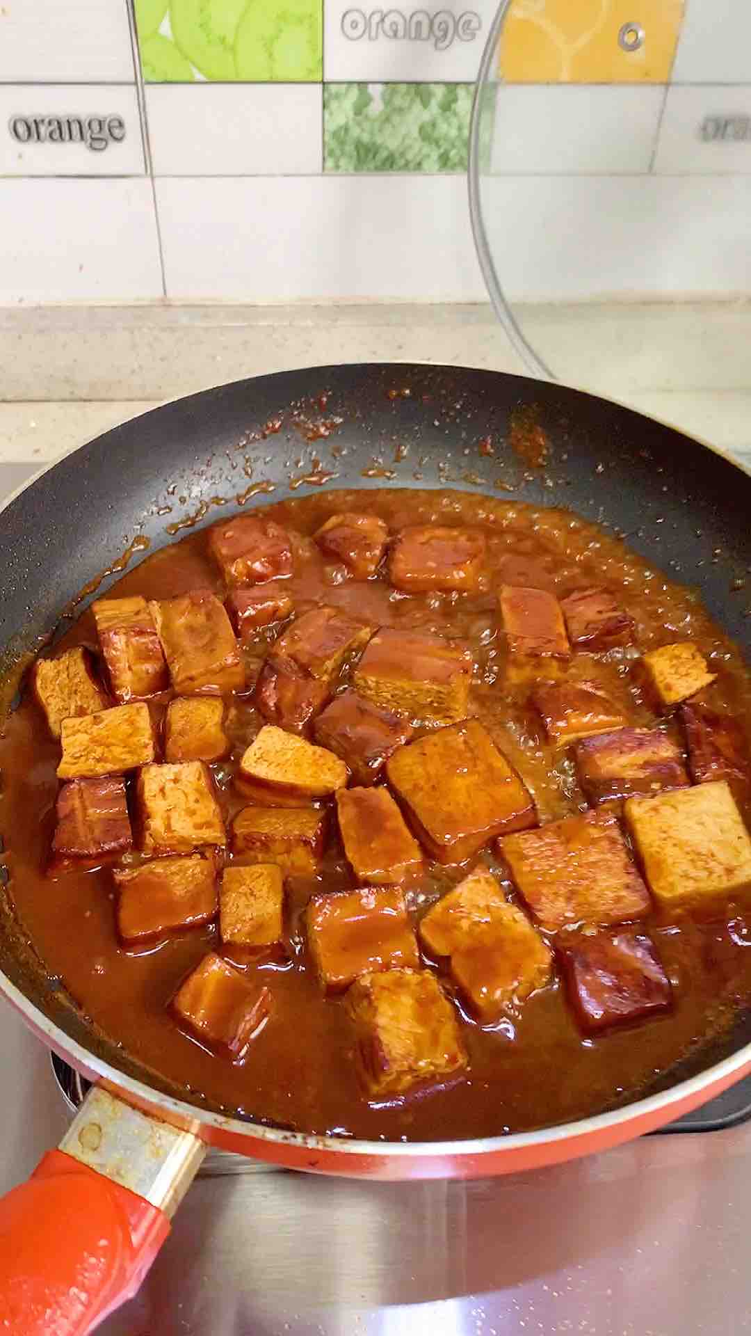 簡單易做的麻婆豆干，即是秒飯菜也是小零嘴的做法-麻辣味燒菜譜