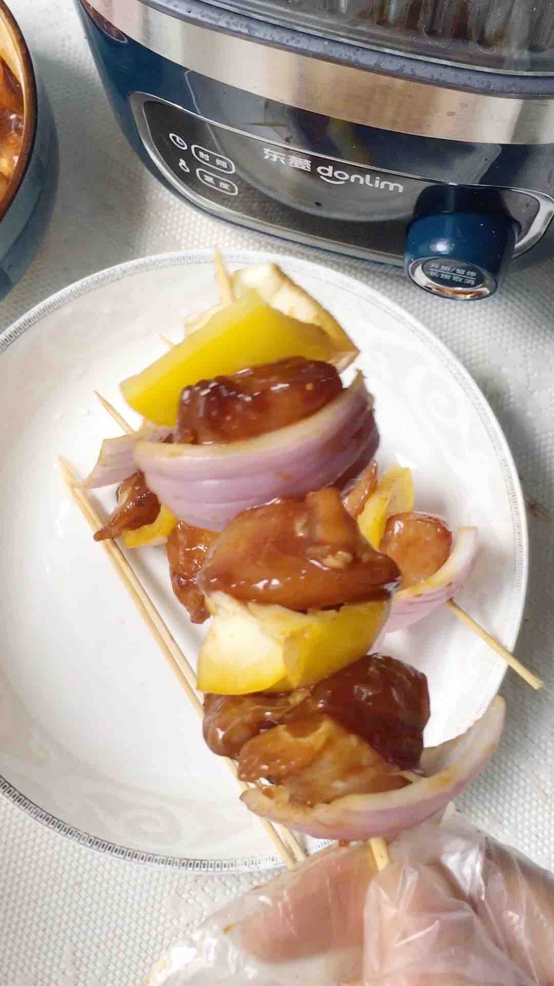 奧爾良烤雞串的做法-家常味烤菜譜