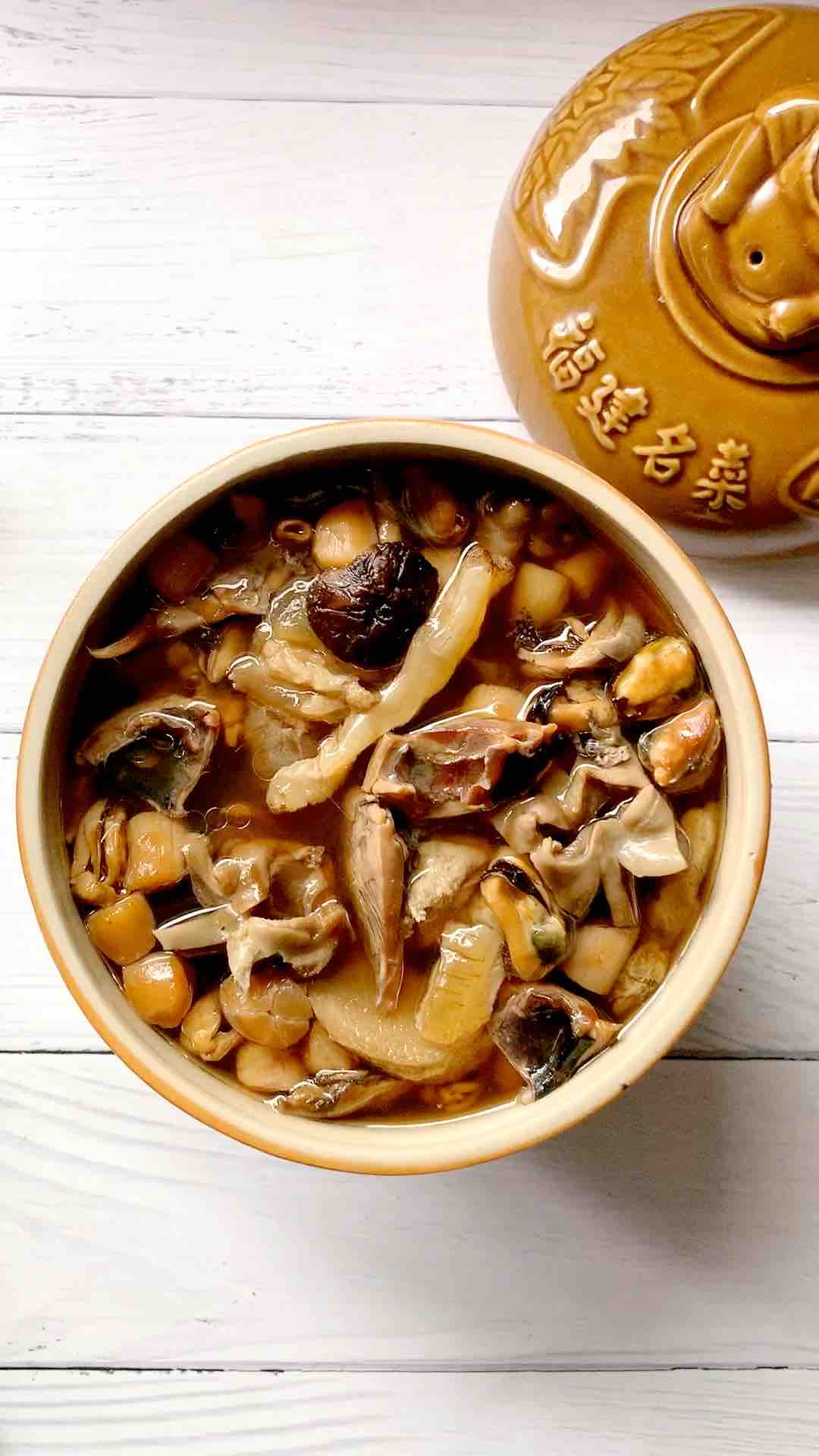 食材“八仙過海各顯神通”一壇鮮的不得了的做法-咸鮮味燉菜譜