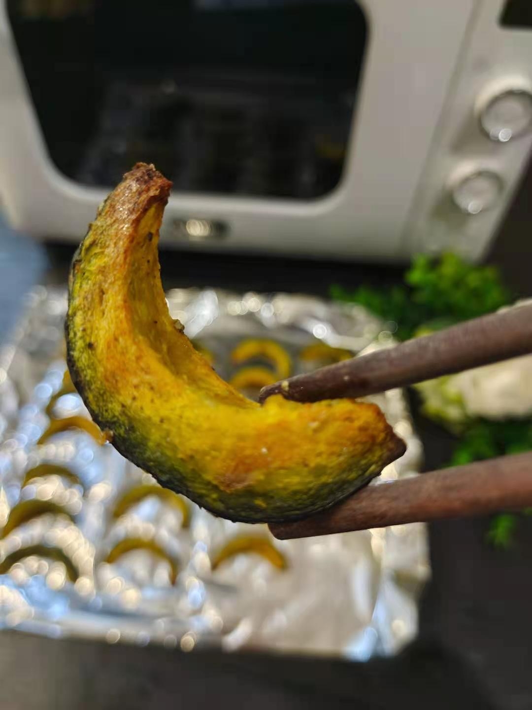 黑胡椒風(fēng)味烤貝貝南瓜的做法-家常味烤菜譜