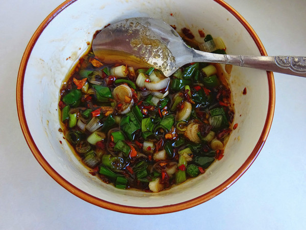 黑麥蒸豇豆的做法-蔥香味蒸菜譜