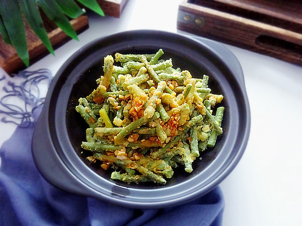 玉米粉蒸豇豆的做法-蒜香味蒸菜譜-易網健康養生網 玉米粉蒸豇豆的做法-蒜香味蒸菜譜