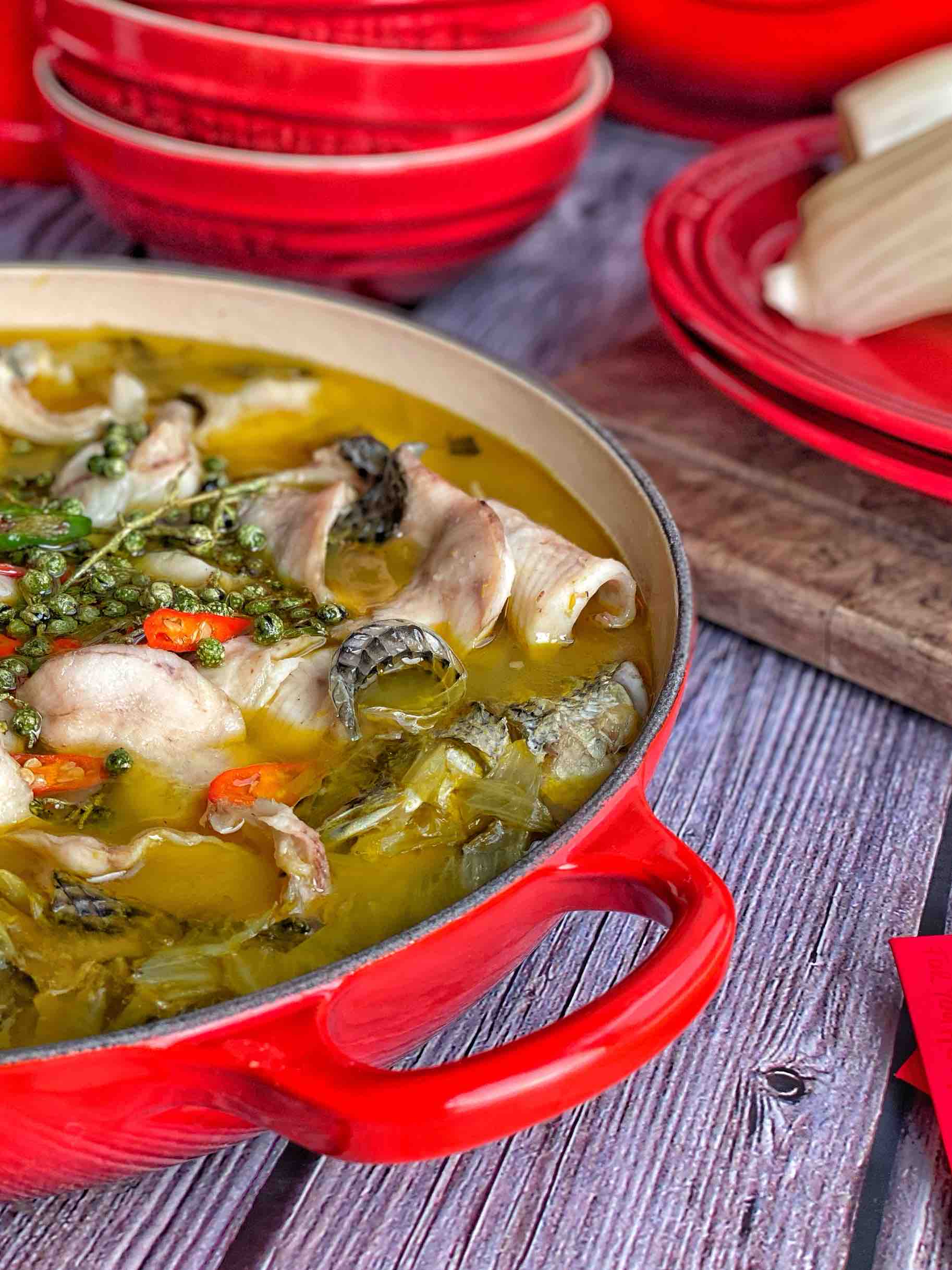 年夜飯必備酸菜魚的做法-麻辣味煮菜譜