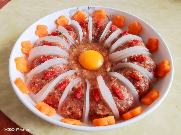 花開富貴(蘿卜蒸肉)的做法-咸鮮味蒸菜譜-易網健康養生網 花開富貴(蘿卜蒸肉)的做法-咸鮮味蒸菜譜