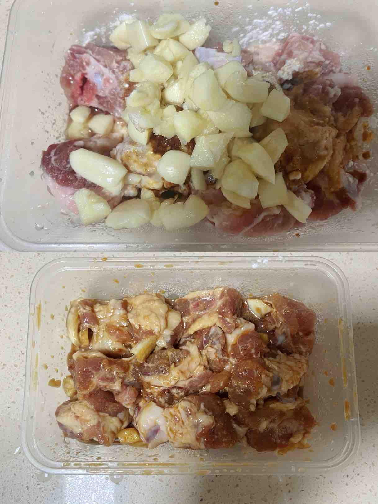 蒜香骨（少油版）的做法-咸鮮味煎菜譜