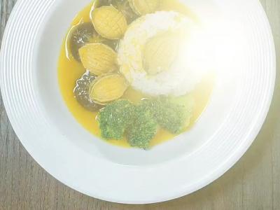 鮑魚撈飯的做法-咸鮮味煮菜譜