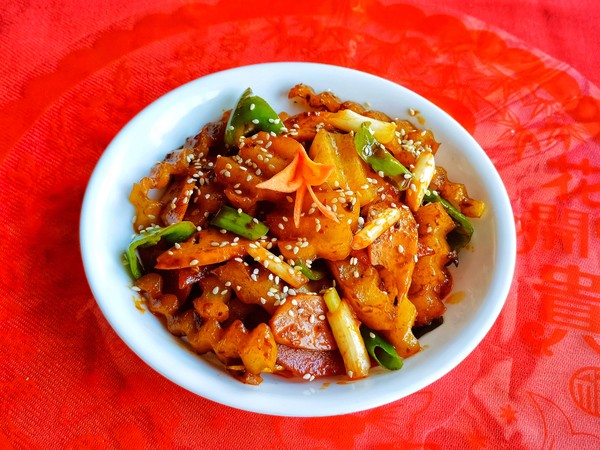 干鍋菜的做法-香辣味炒菜譜