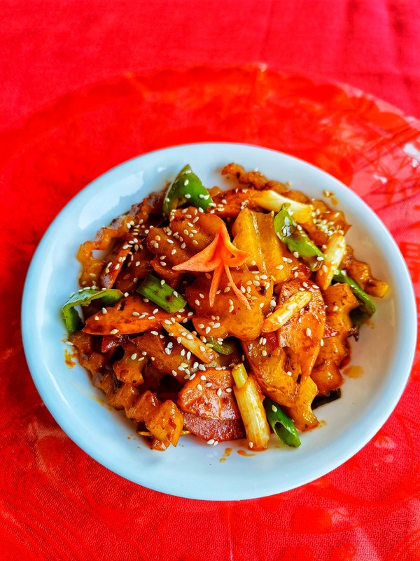 干鍋菜的做法-香辣味炒菜譜