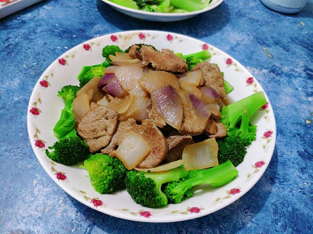 爆炒豬肝的做法-蔥香味爆菜譜