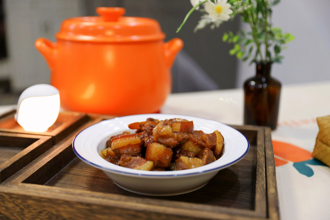 砂鍋紅燒肉的做法-咸鮮味煮菜譜