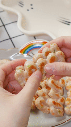 蔬菜豬肉條【寶寶輔食】的做法-咸鮮味煎菜譜