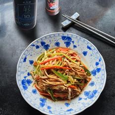 涼拌雞絲的做法-麻醬味拌菜譜