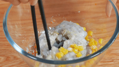 鮮蝦時蔬蒸餃【寶寶輔食】的做法-咸鮮味蒸菜譜