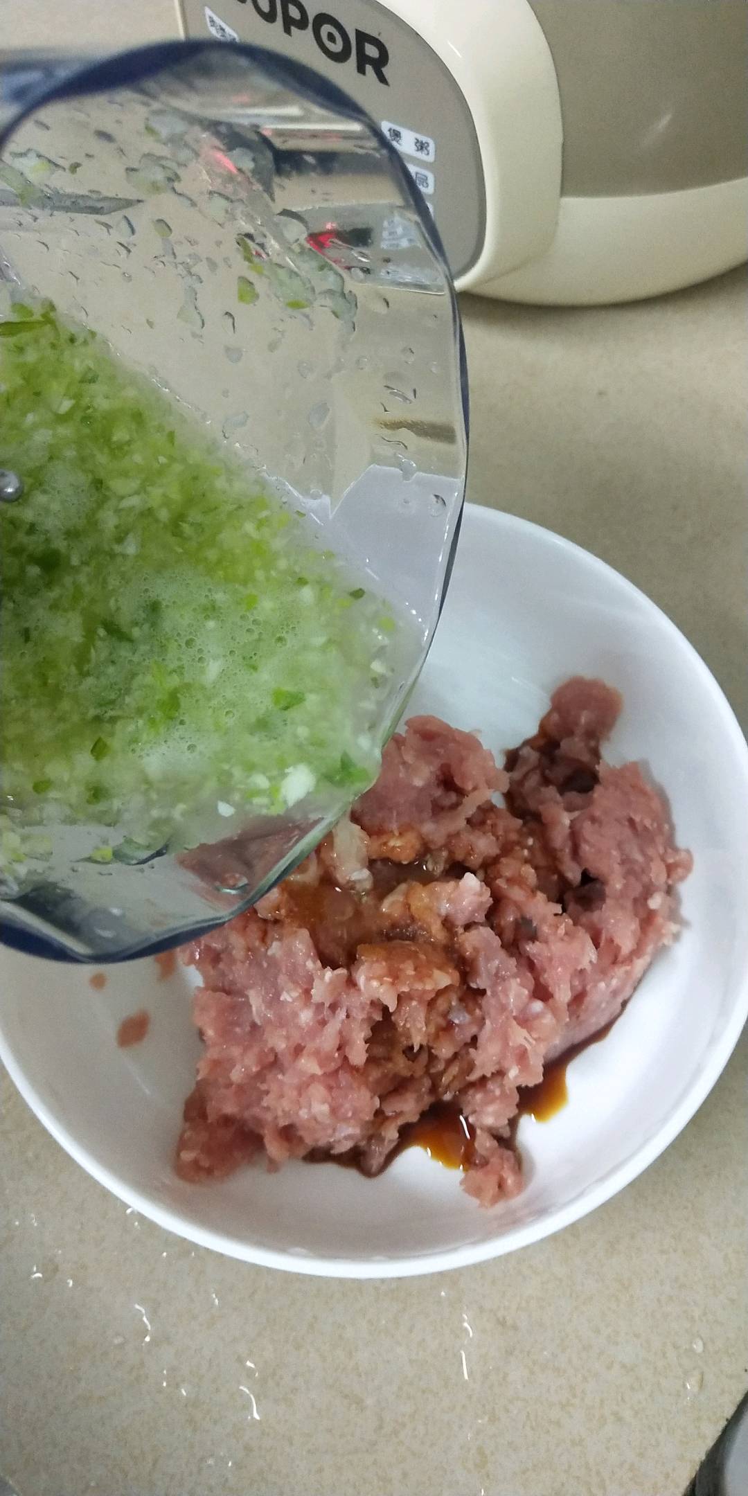 肉餅蒸蛋的做法-咸鮮味蒸菜譜