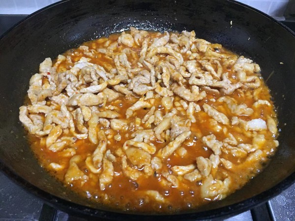 快手版魚香肉絲的做法-酸甜味炒菜譜