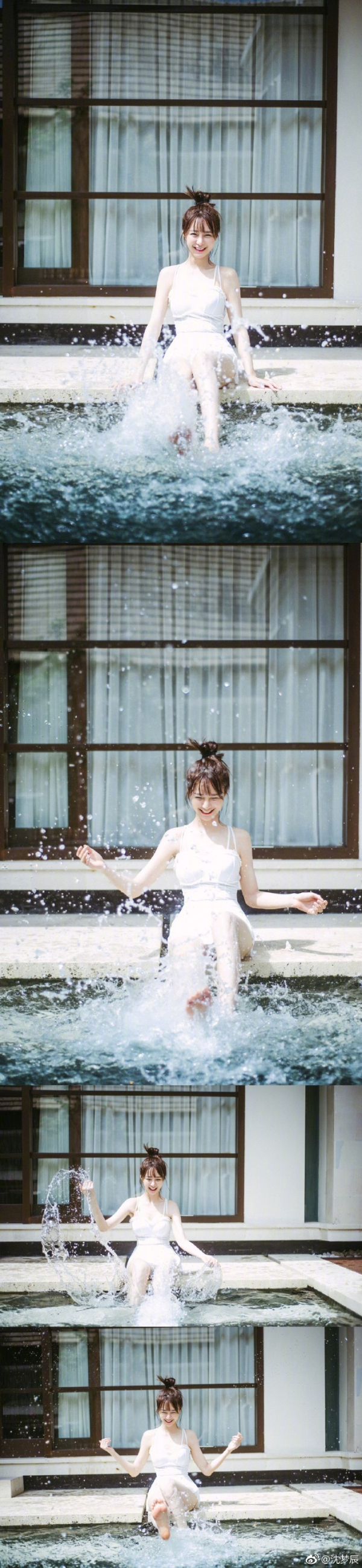 美妞沈夢(mèng)辰又長(zhǎng)了一歲 終于“18”歲啦！