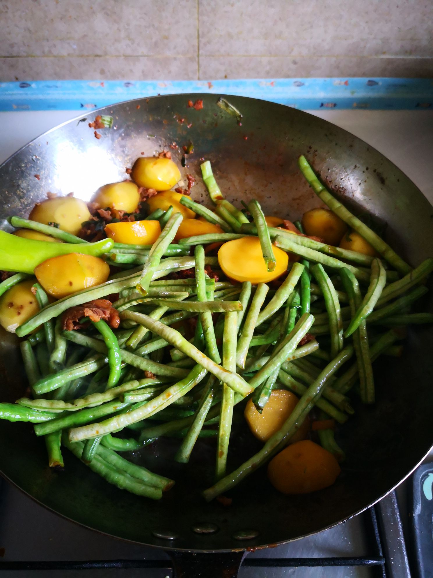 葷香豇豆烀咸菜的做法-家常味燉菜譜 葷香豇豆烀咸菜的做法-家常味燉菜譜