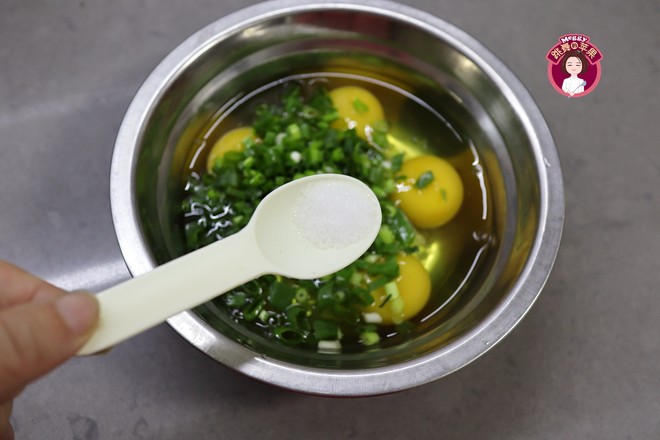 香蔥厚蛋燒的做法-家常味煎菜譜